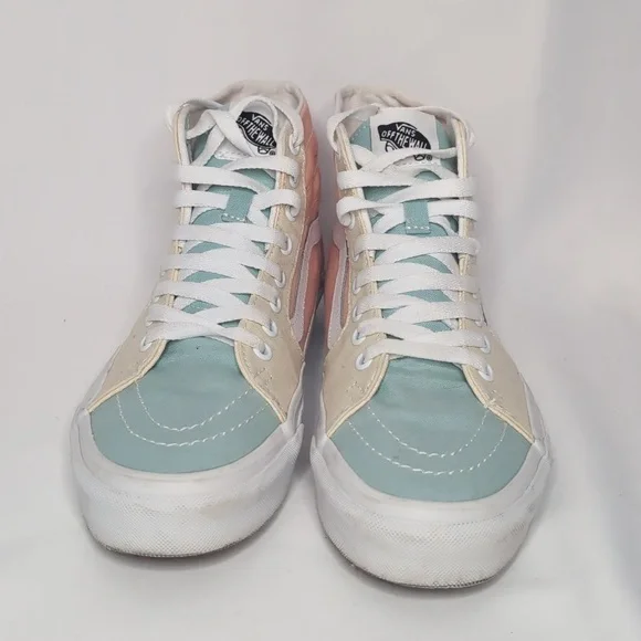 Vans Sk8 Hi Tampered Pastel Block Sneakers - Picture 7 of 12